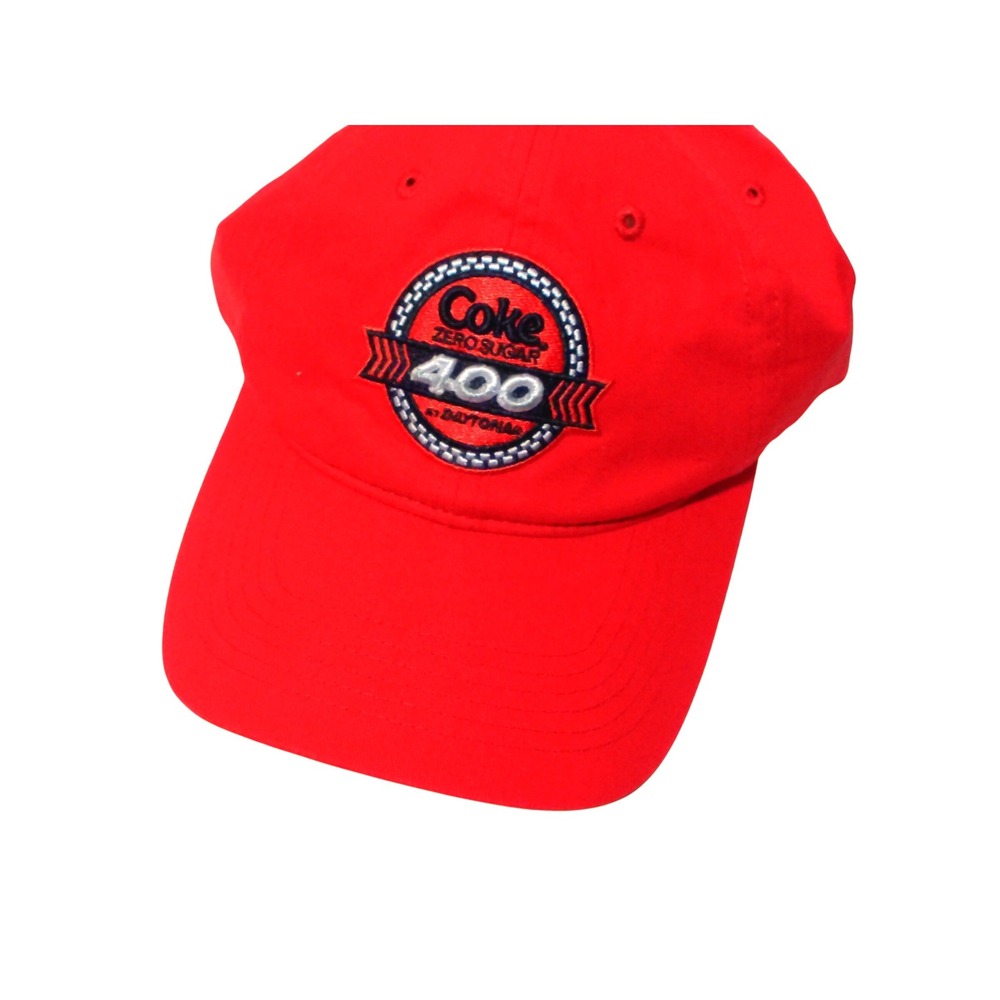 NASCAR Coke Zero Sugar 400 Daytona Hat Red Adjustable August 24 2024 NEW
